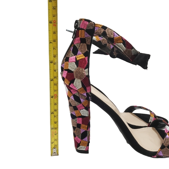 Shoe Repulic LA Embroidered High Heels Shoes Size 10 - Picture 11 of 11